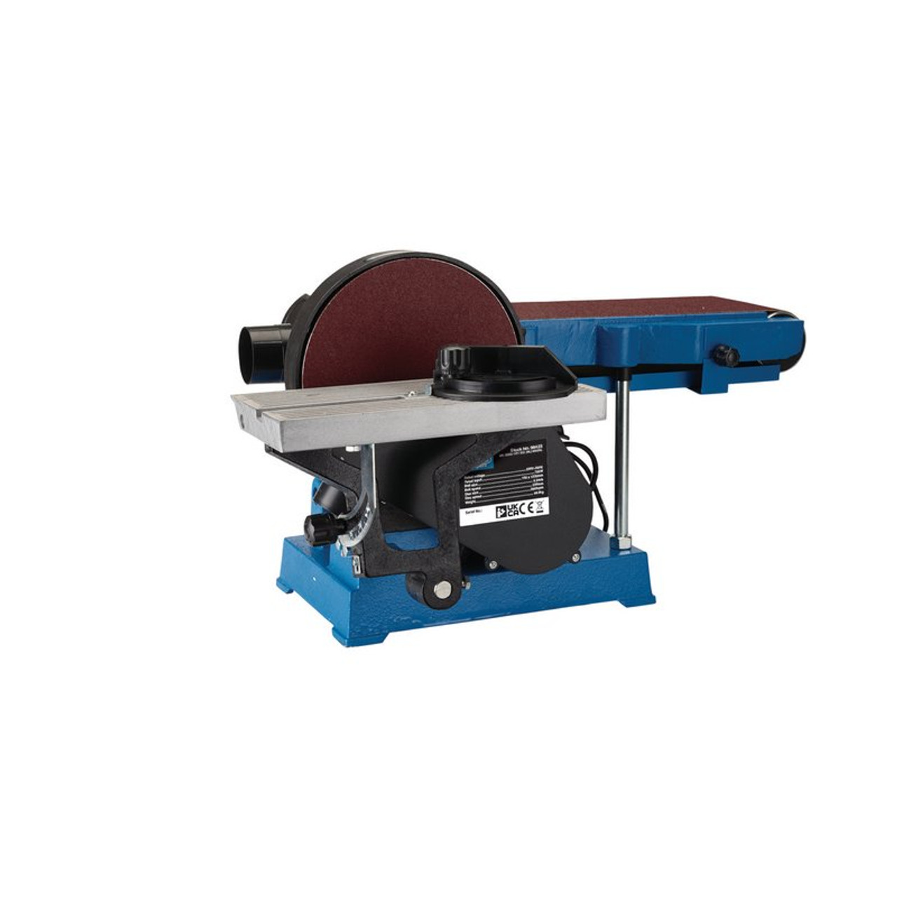 Draper 230V Belt And Disc Sander with Tool Stand 150MM 750W