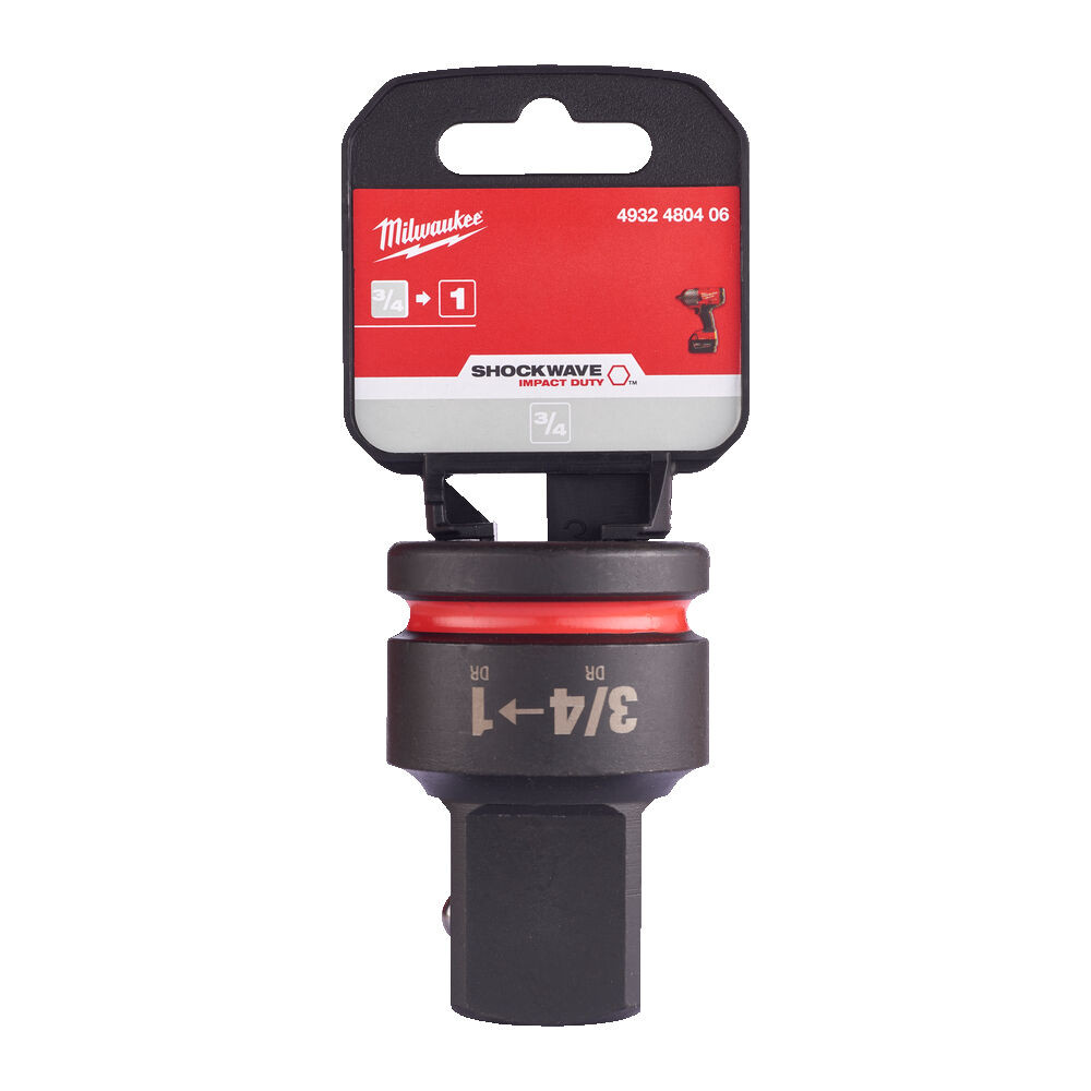 33 Mm Schlagschrauber-Nuss 6-Kant Mit 3/4" Auf 1" Adapter – Robust Für LKW Und Landwirtschaft