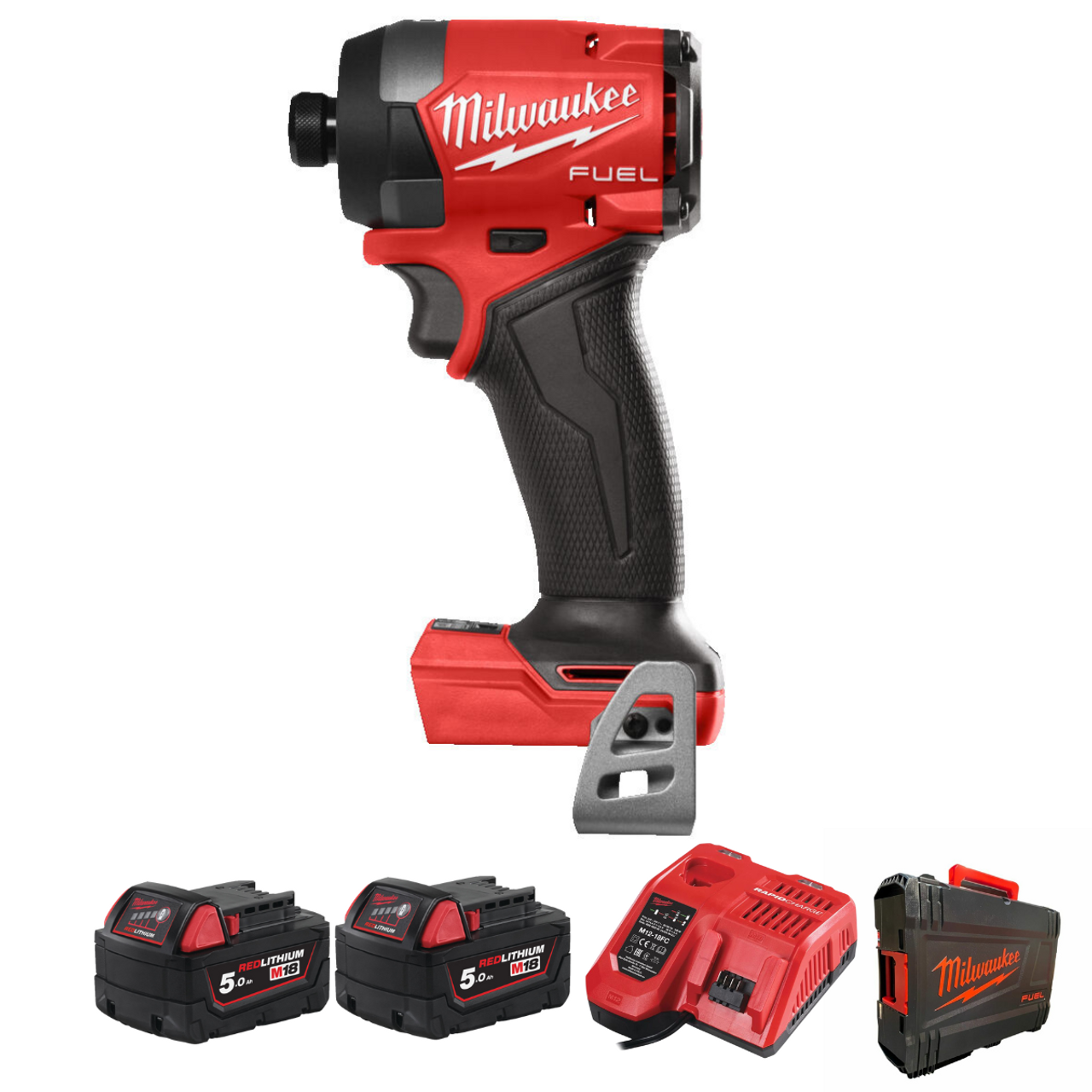 Milwaukee M18 Gen Fuel Impact Driver Kit M18FID3-502X