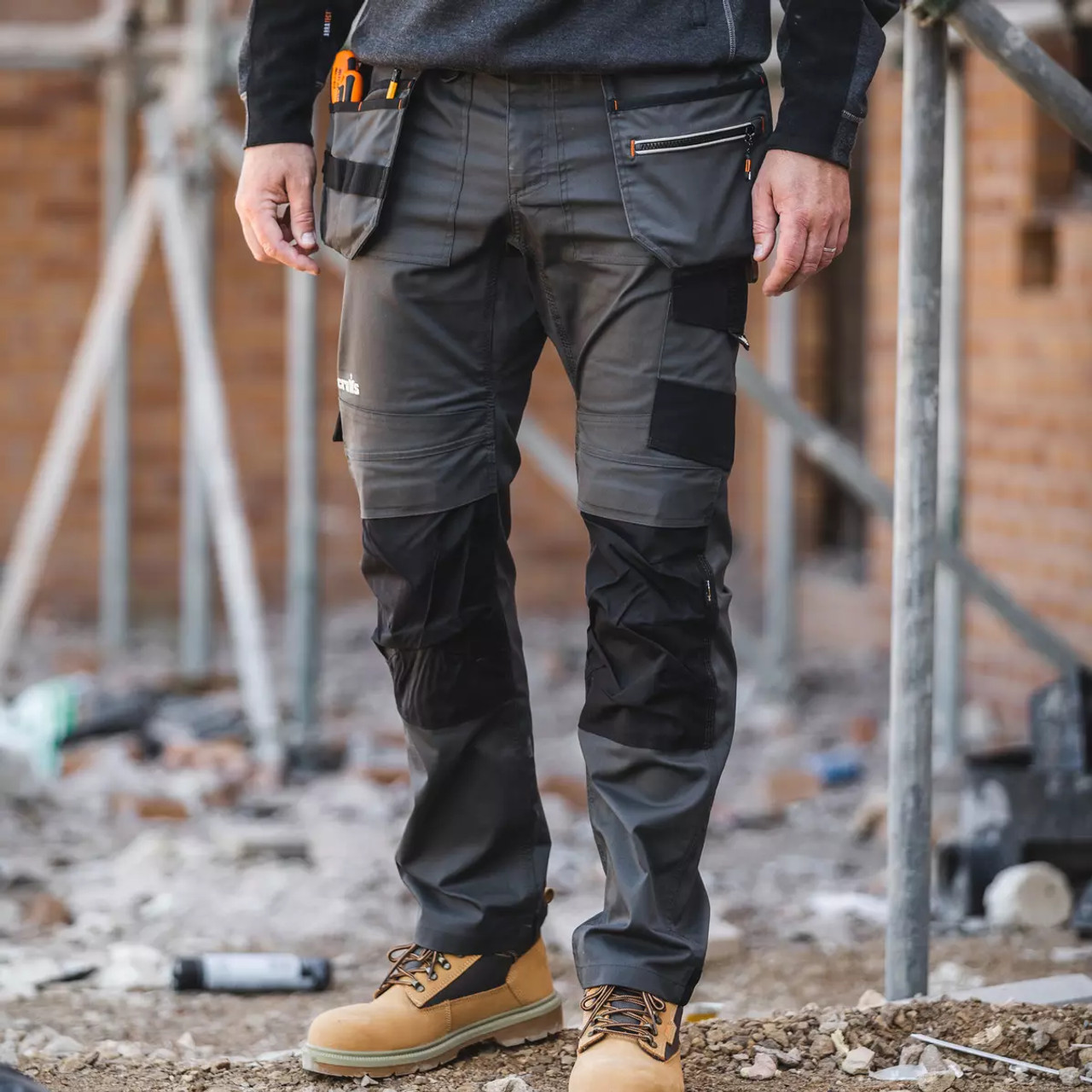 Apache Bancroft Holster Slim Fit Stretch Flex Trousers | Build & Plumb