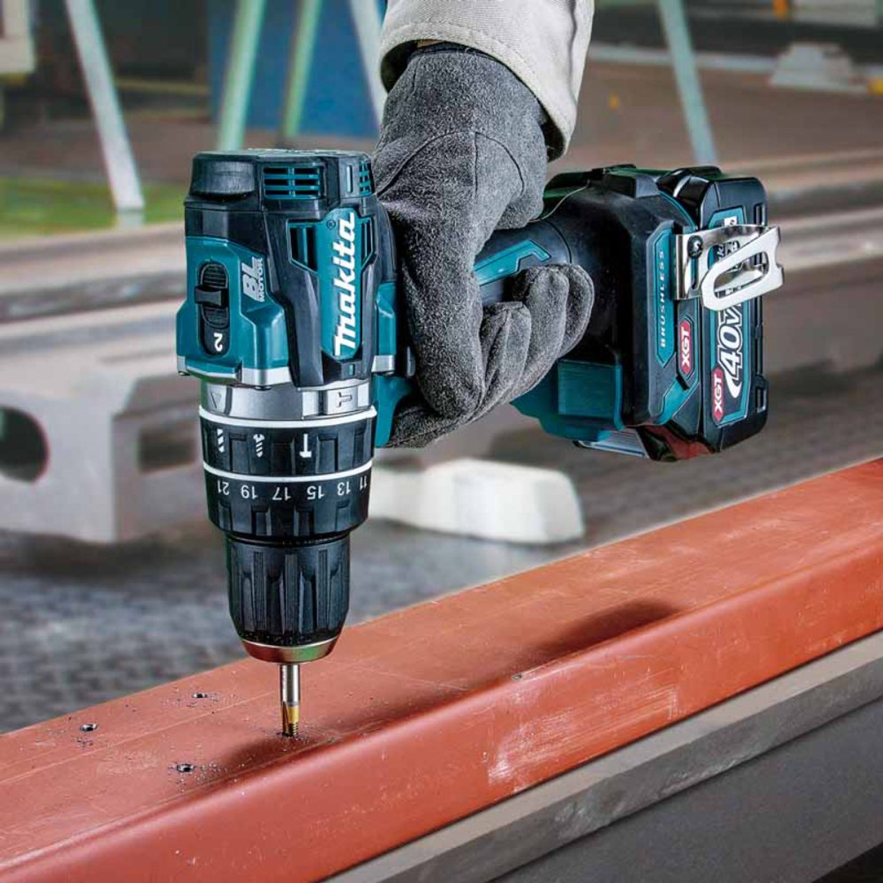 Makita 40v Max XGT Cordless Combi Drill Body Only HP002GZ