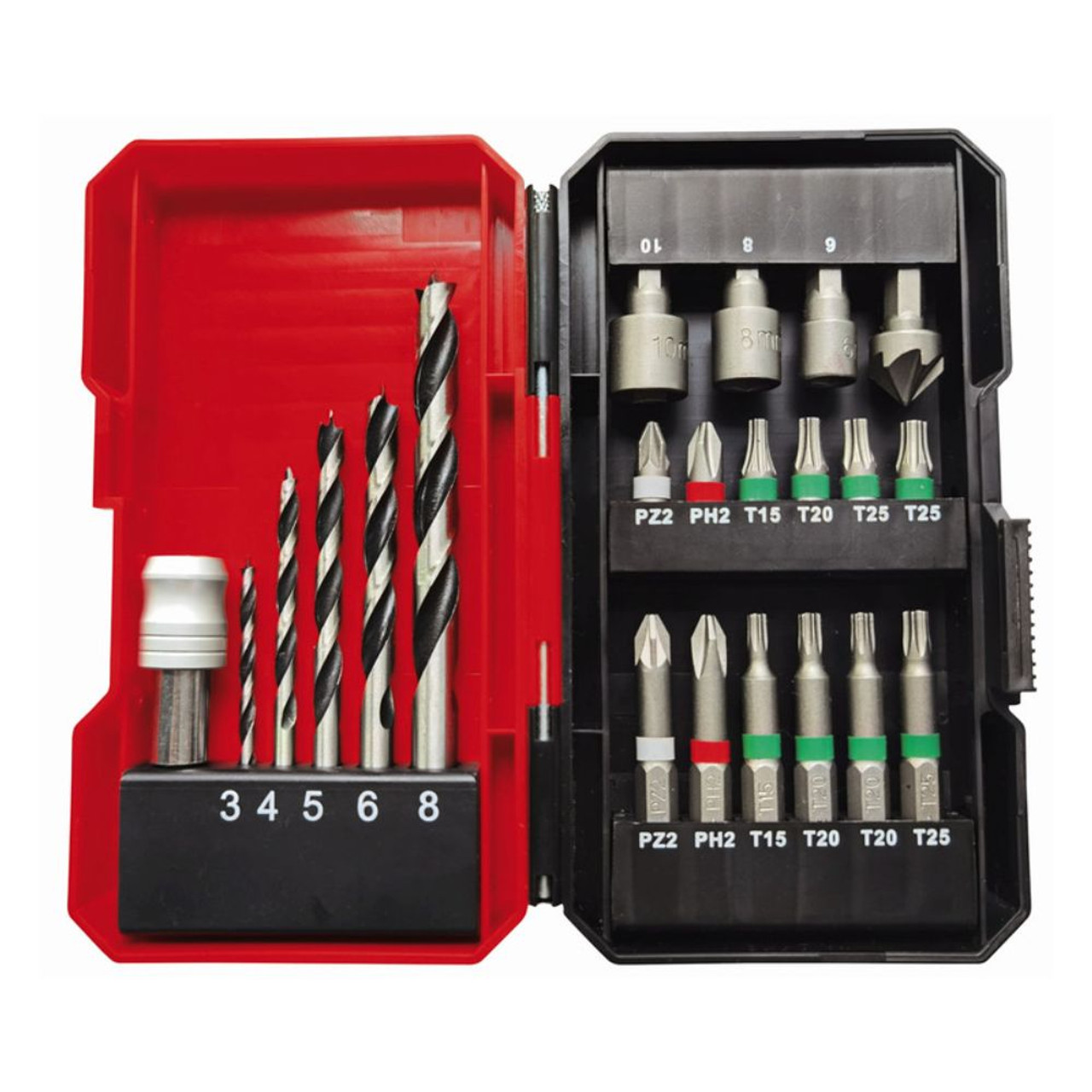 Einhell 18V 2x Battery Combi Drill Kit Charger Tool Bag Set Li-ion  TE-CD18/2Li