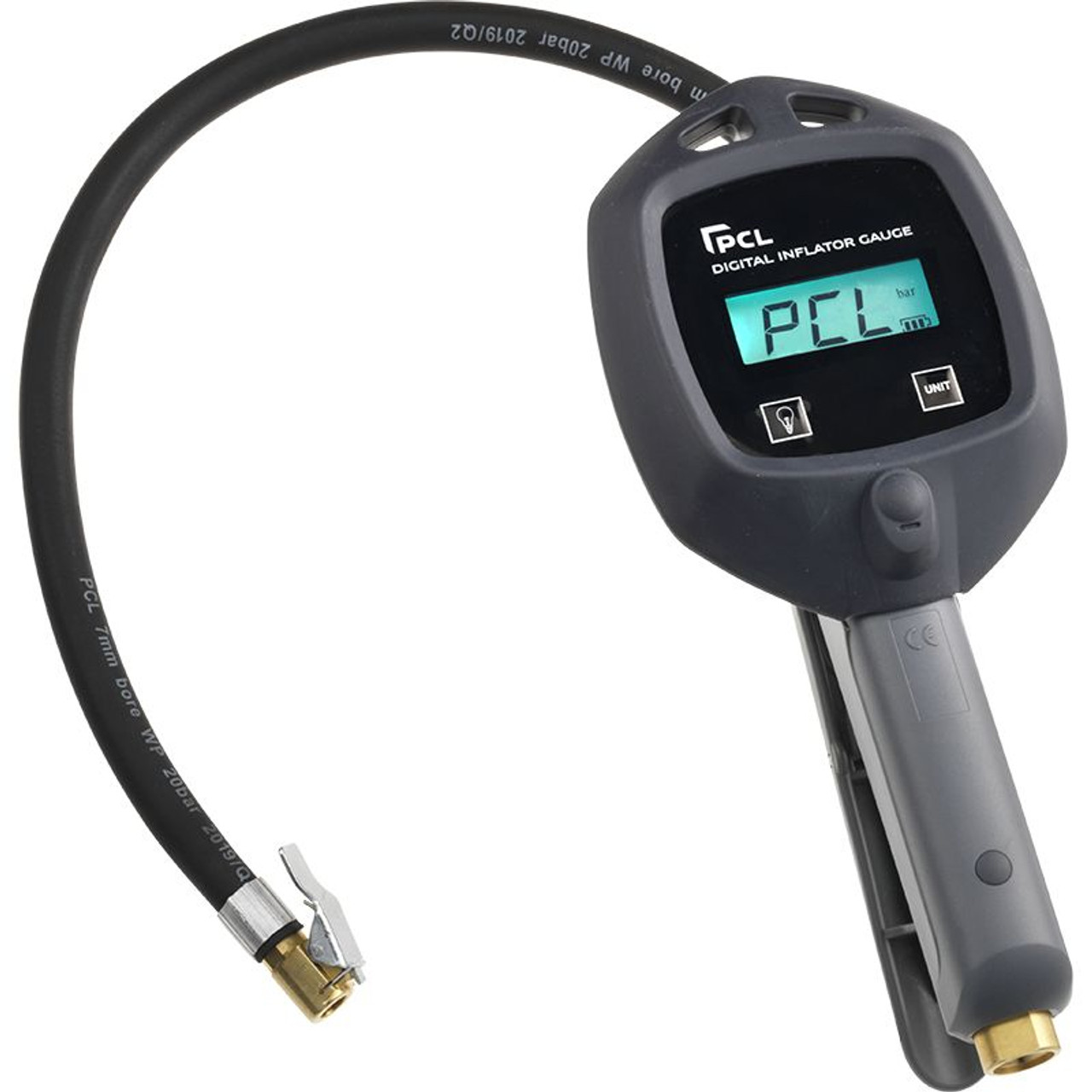 PCL Digital Inflator Gauge (170 PSI / Clip-On) - All Tire Supply