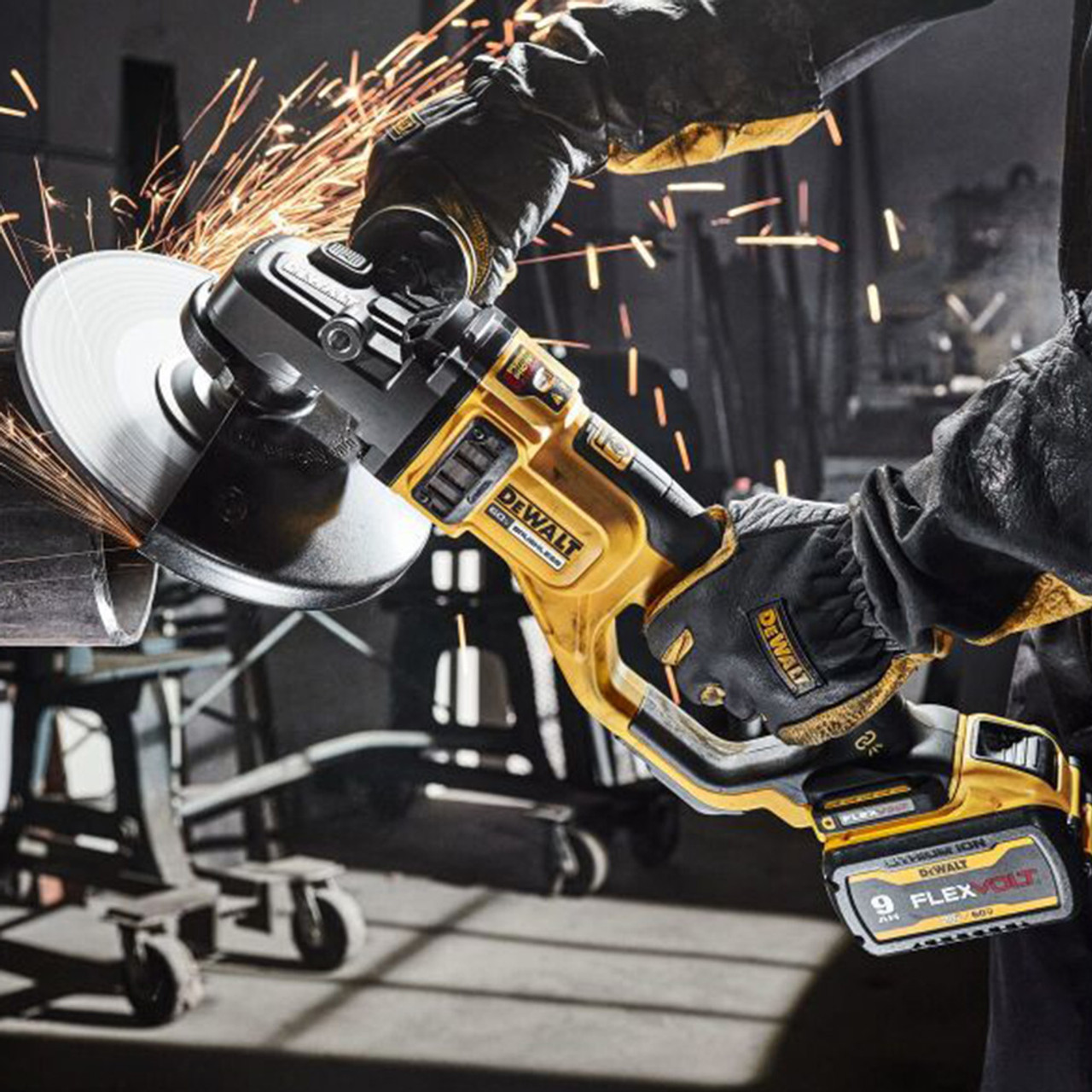 DeWalt DCG460NK 54v FlexVolt Cordless 230mm Angle Grinder