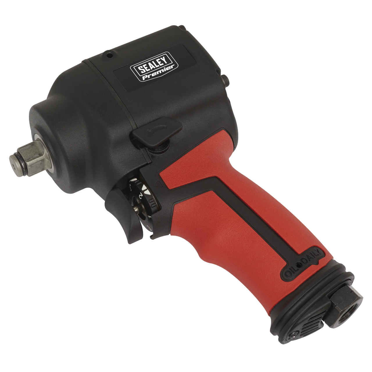 Sealey 1 2 Sq Drive Stubby Air Impact Wrench Twin Hammer SA6002S Toolforce.ie