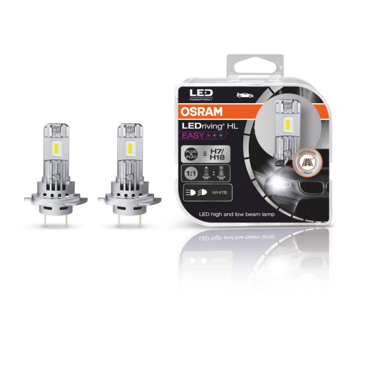 Osram LEDriving adaptors for Night Breaker LED H7 replacement
