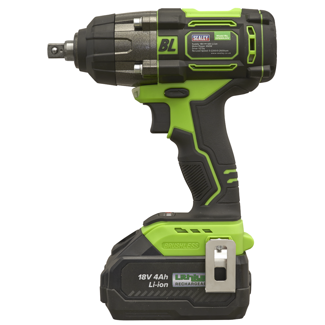 Sealey 1 2 18V Brushless Impact Wrench Kit CP650LIHV Toolforce.ie Ireland