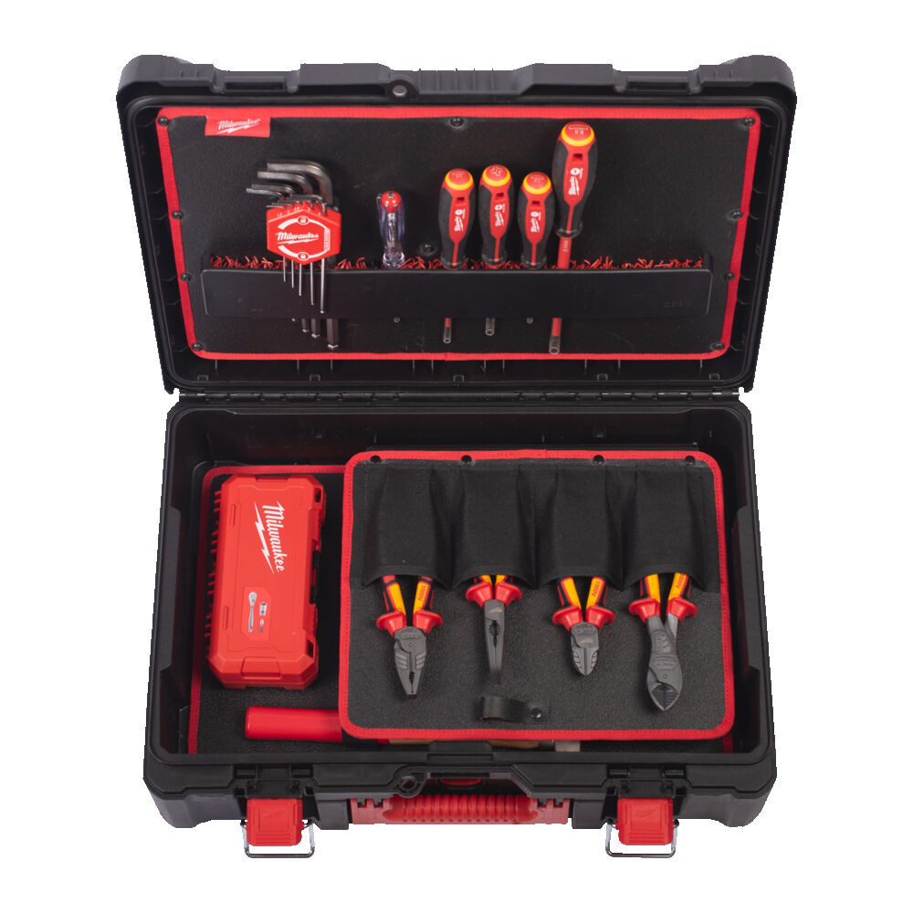 Milwaukee Packout Electrician 62 Piece Hand Tool Set 4932499466