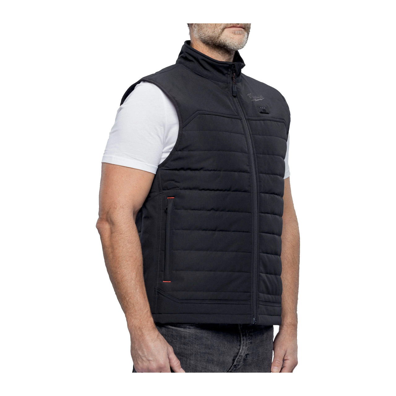 Milwaukee M12 Hexon Heated Black Puffer Vest M12HPVBL3-0 | Toolforce