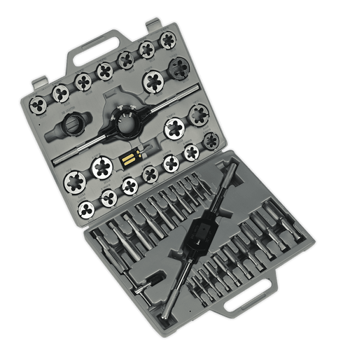 Tap & Die Set 45pc Split Dies Metric | Precision machined, Tungsten steel taps and dies. | toolforce.ie