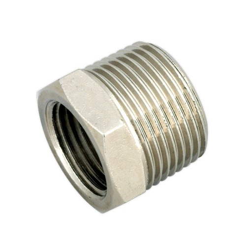 Sealey Air Tool Adaptor 3/4" BSPT Male to 1/2" BSPT Female SA1/3412F | One of a range of fittings suitable for connecting air tools and components with different thread configurations. | toolforce.ie