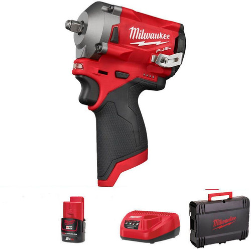 MILWAUKEE M12 FUEL 1/2"STUBBY IMPACT WRENCH M12FIWF12-201X