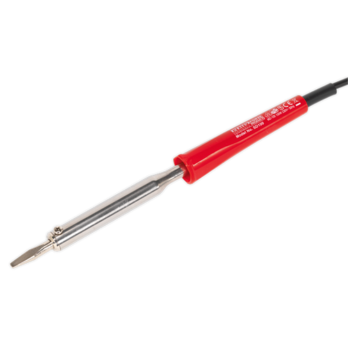 Soldering Iron 100W/230V | Class 1 electrically insulated soldering iron with cool grip handle which stays comfortable during prolonged use. | toolforce.ie