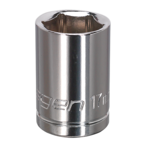 Siegen WallDrive® Socket 17mm 1/2"Sq Drive S0655 | High grade carbon steel socket. | Hardened and tempered for added strength.