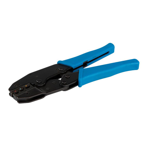 Silverline Electric Terminals Ratchet Crimping Tool 220mm PL55 | Made from hardened pressed steel. | toolforce.ie