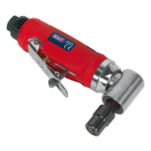 Sealey 90 Degree Angle Air Die Grinder GSA674 | Contoured composite handle moulded around lightweight aluminium alloy housing. | toolforce.ie