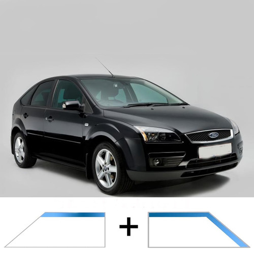 FORD FOCUS MKII 5DR 2004-2011 TEAM HEKO Wind Deflectors 4PC Set, These Wind deflectors fit the Ford Focus MkII 5DR From Year 2004-2011.