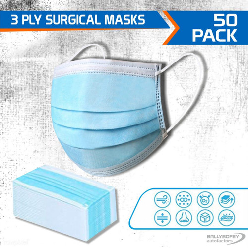 3 Ply Surgical Face Masks 50 Piece