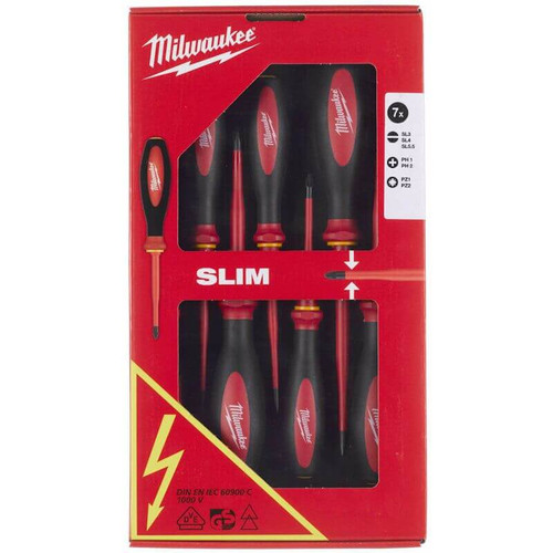 SLIM VDE MILWAUKEE ELECTRICAL VDE SCREWDRIVERS