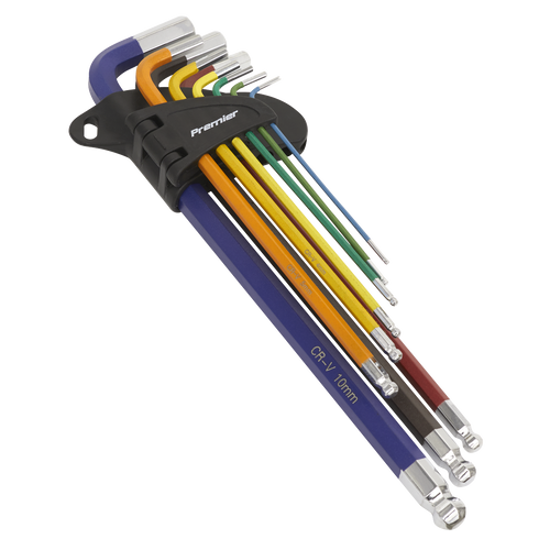 Sealey 9pc Hex Key Set Extra-Long AK7191