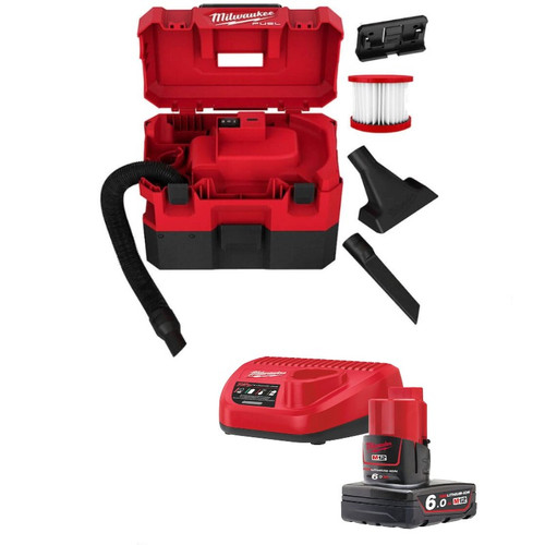 MILWAUKEE M12 FUEL WET & DRY VACUUM CLEANER M12FVCL-601