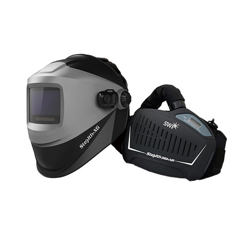 SWP Stealth-XG Welding/Grinding Helmet & Digi Air Papr Combination 6044 | Lightweight, ergonomic design with high impact resistance material | toolforce.ie