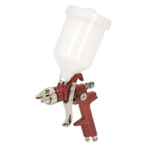 Sealey HVLP Gravity Feed Spray Gun 1.3mm Set-Up HVLP741 | Standard set-up and economy price make this spray gun ideal for applying top coats. | toolforce.ie