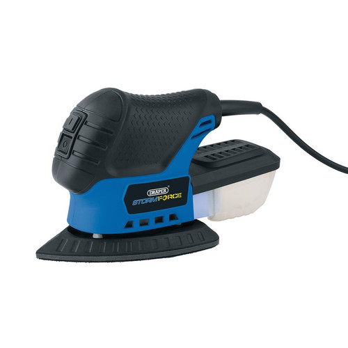 The Draper Tri-Base Detail Sander is suitable for use on wood, walls, cars and more.