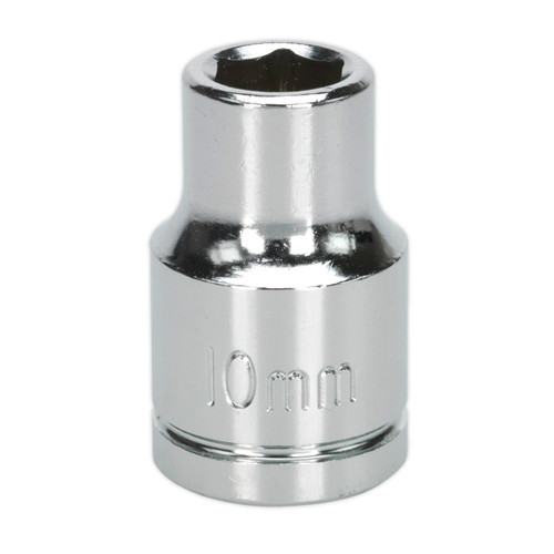 Siegen WallDrive® Socket 10mm 1/2"Sq Drive S0648 | High grade carbon steel socket. | Hardened and tempered for added strength.