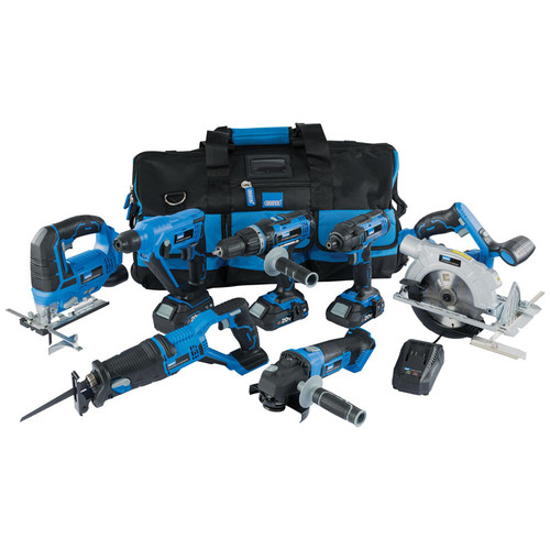 Draper Storm Force & 20V Cordless Kit (12 Piece) (PTK720VMK)