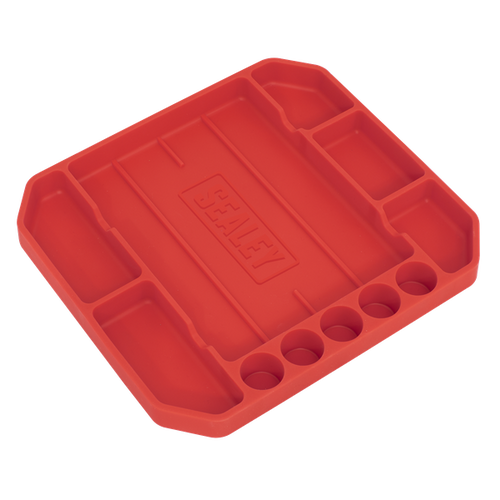 Sealey Flexible Tool Tray Non Slip APNST2 | Ideal for holding tools while working on vehicle | Flexibility allows tray to adjust to the surface it is laid on. | toolforce.ie