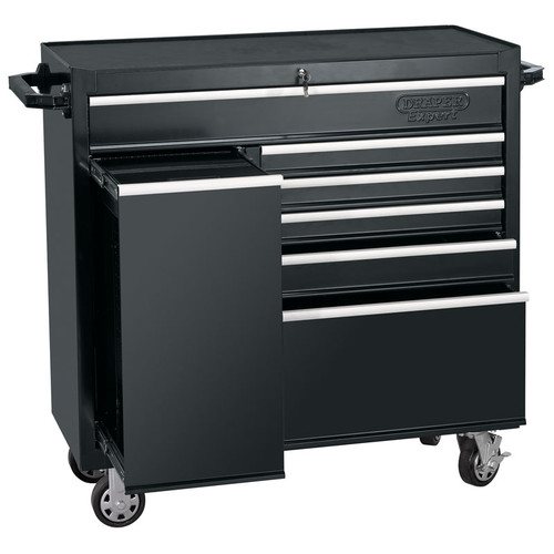 Draper Roller Tool Cabinet, 6 Drawer and Side Locker, 42" (RC6LC/42C)