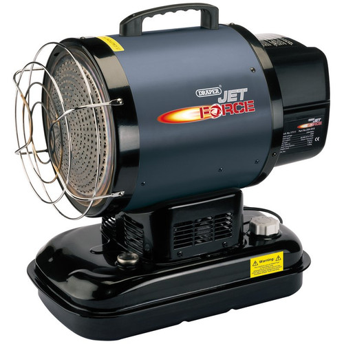 Draper Jet Force Infrared Diesel and Kerosene Space Heater, 60,000 BTU/17 kW (DSH-IR-B)