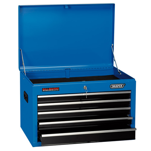 Draper Tool Chest, 5 Drawer, 26", 660 x 445 x 430mm, Blue (TC5D/B)