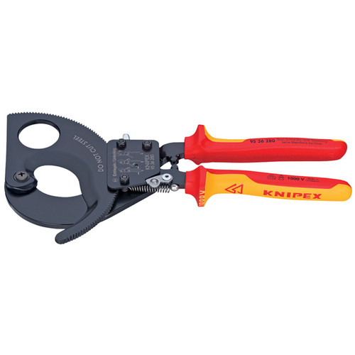 Draper Knipex 95 36 280 VDE Heavy Duty Cable Cutter, 280mm (95 36 280)