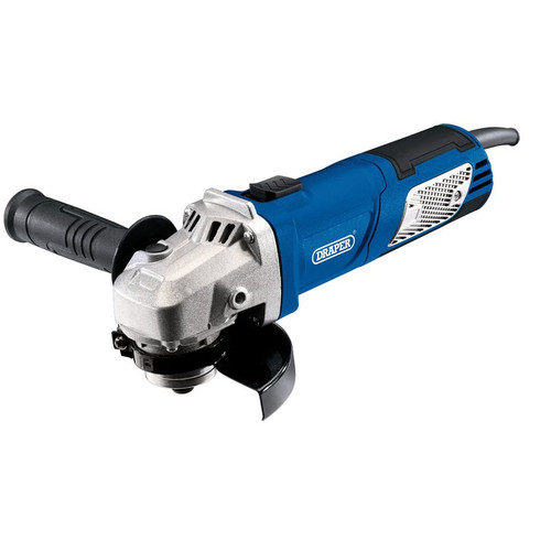 Draper Angle Grinder, 115mm, 750W (AG750/115D) | Spindle lock | Two position side handle