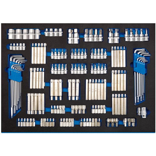 Draper Bit Set in Full Plus Drawer EVA Insert Tray (167 Piece) (IT-EVA33)