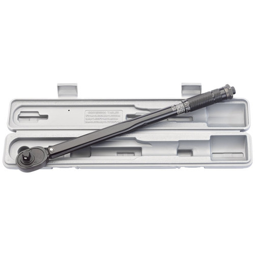 Draper Ratchet Torque Wrench, 1/2" Sq. Dr., 30 - 210Nm (3001A/BK) | Reversible ratchet head. | toolforce.ie