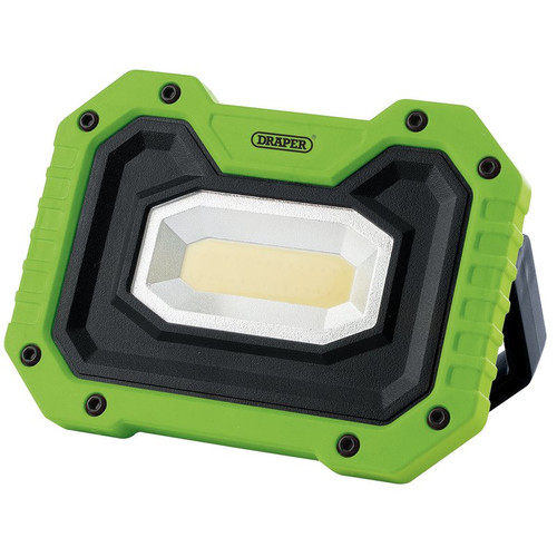 Draper COB LED Rechargeable Worklight with Wireless Speaker, 5W, Green (RFL/500/G)