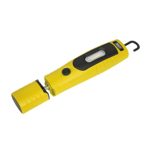 Sealey Rechargeable 360° Inspection Lamp 7 SMD + 3W LED Yellow Lith LED3602Y | toolforce.ie