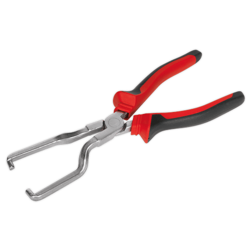 Sealey Fuel Feed Pipe Pliers VS0453 | Suitable for releasing connections on fuel pipes during maintenance or when replacing fuel filters. | toolforce.ie