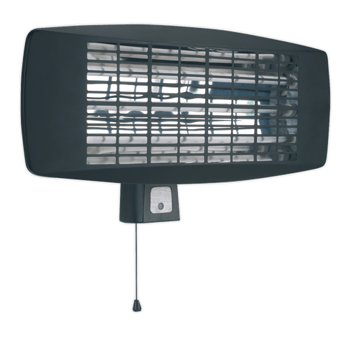 Sealey Infrared Quartz Heater - Wall Mounting 2000W/230V IWMH2003 | A totally dry heat, no condensation, no gas, no fumes and no smell. | toolforce.ie