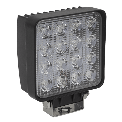 Sealey Square Work Light with Mounting Bracket 48W SMD LED LED5S | 16 x 3W Epistar high power LEDs. | Produces up to 3840 lumens output.