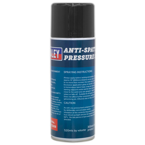 Sealey Anti-Spatter Pressure Spray 300ml MIG/722308 | Extremely effective anti-spatter spray preventing spatter build-up on fixings, jigs and welding nozzles. | toolforce.ie