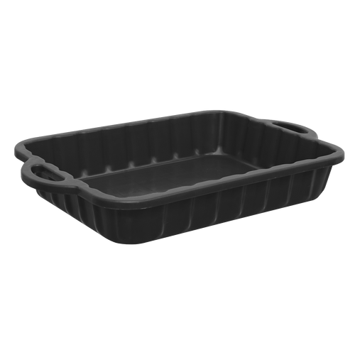 Sealey Plastic Drain Pan 12L DRPH12 | Lightweight drain pan made of hard-wearing polypropylene. | toolforce.ie