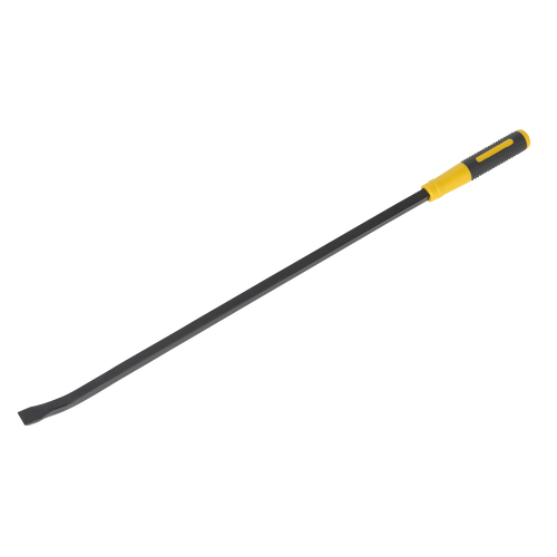 Sealey 900mm Heavy-Duty 25° Pry Bar with Hammer Cap S01154 | Fitted with comfortable soft grip handle. | toolforce.ie