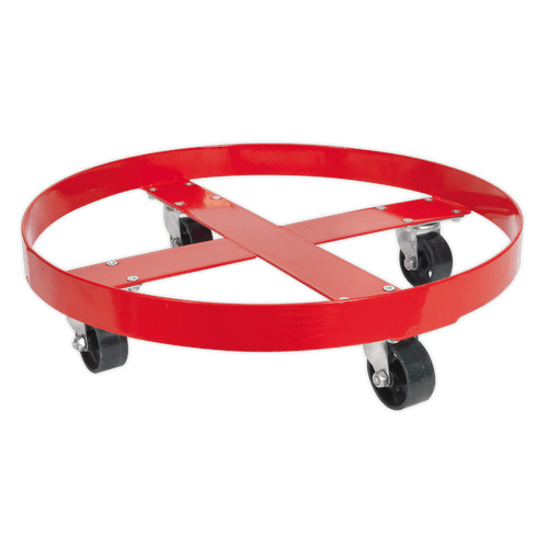 Sealey Drum Dolly 205L TP205 | Transport drums quickly and safely on four large metal castors. | toolforce.ie