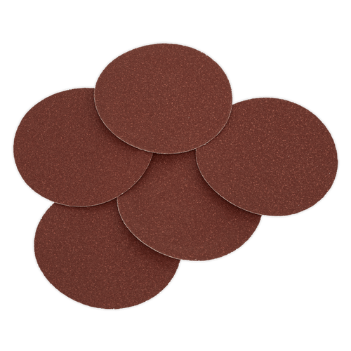 Sealey Sanding Disc Ø125mm 80Grit Adhesive Backed Pack of 5 SSD01 | Suitable for Sealey disc sanders and other leading brands. | toolforce.ie