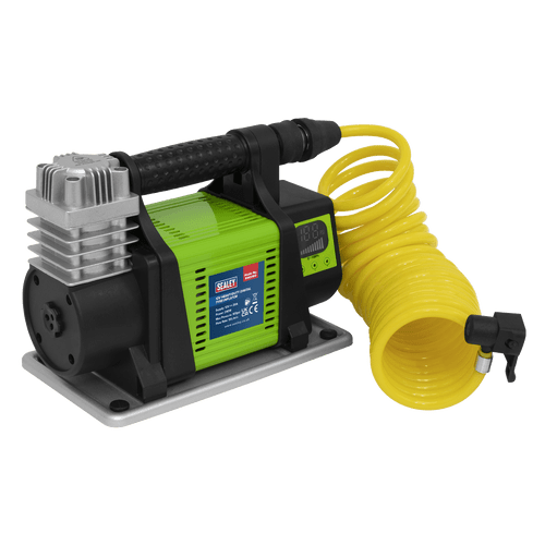 Sealey Digital Tyre Inflator 12V Heavy-Duty MAC05D | Will automatically inflate tyres to preset pressure without the need for fiddly gauges. | toolforce.ie