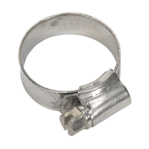Sealey Hose Clip Stainless Steel Ø16-27mm Pack of 10 SHCSS0